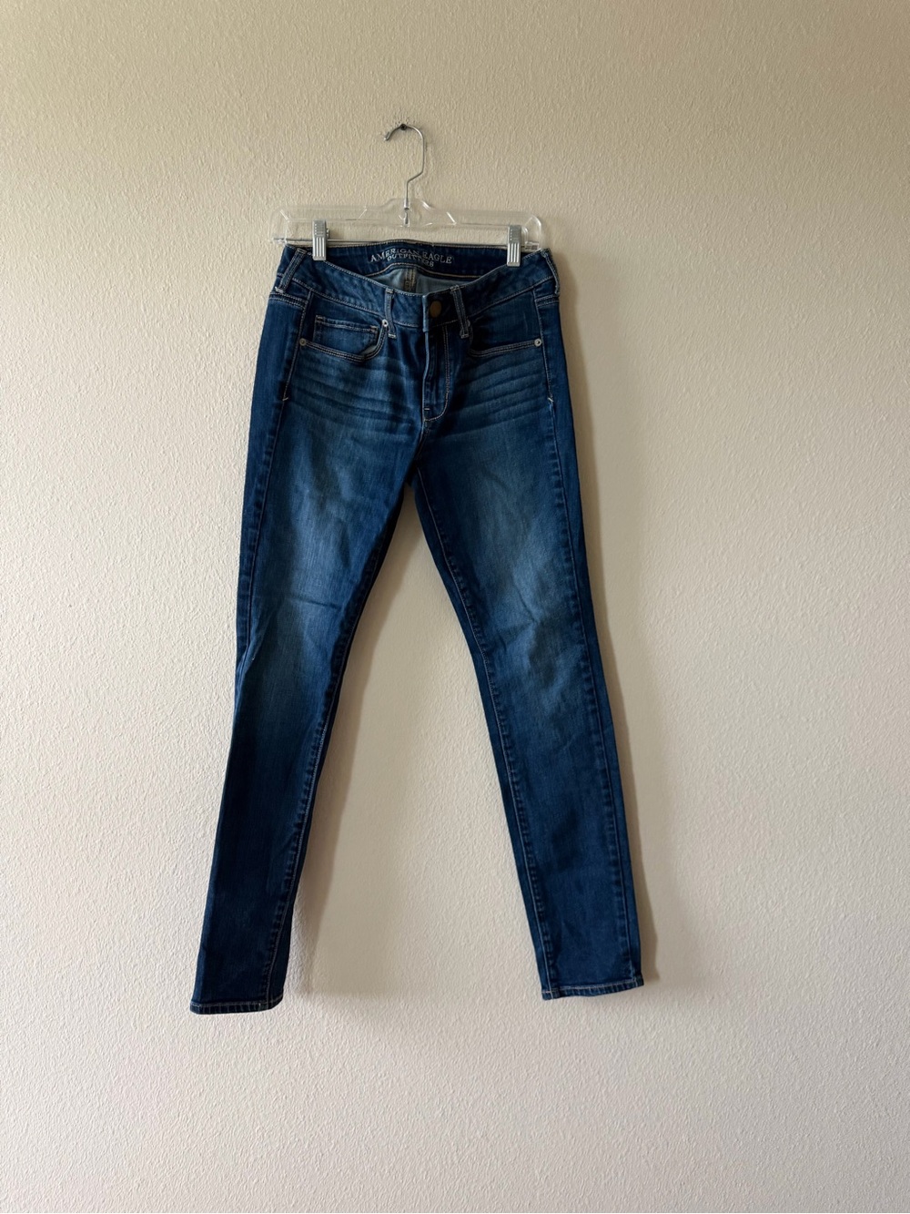 American Eagle Outfitters Dark Blue Skinny Jeans